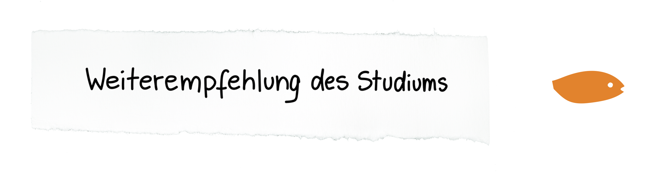 Weiterempfehlung des Studiums